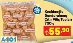 KESKİNOĞLU DONDURULMUŞ ÇITIR PİLİÇ TOPLARI